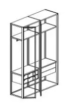 Walk in Closets with Aluminium sides