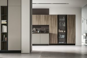 cucina lineare moderna round arredo3