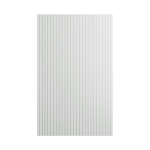 Bianco puro Opaco Ribbed