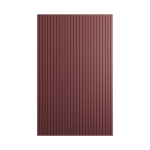 Rosso barocco Opaco Ribbed