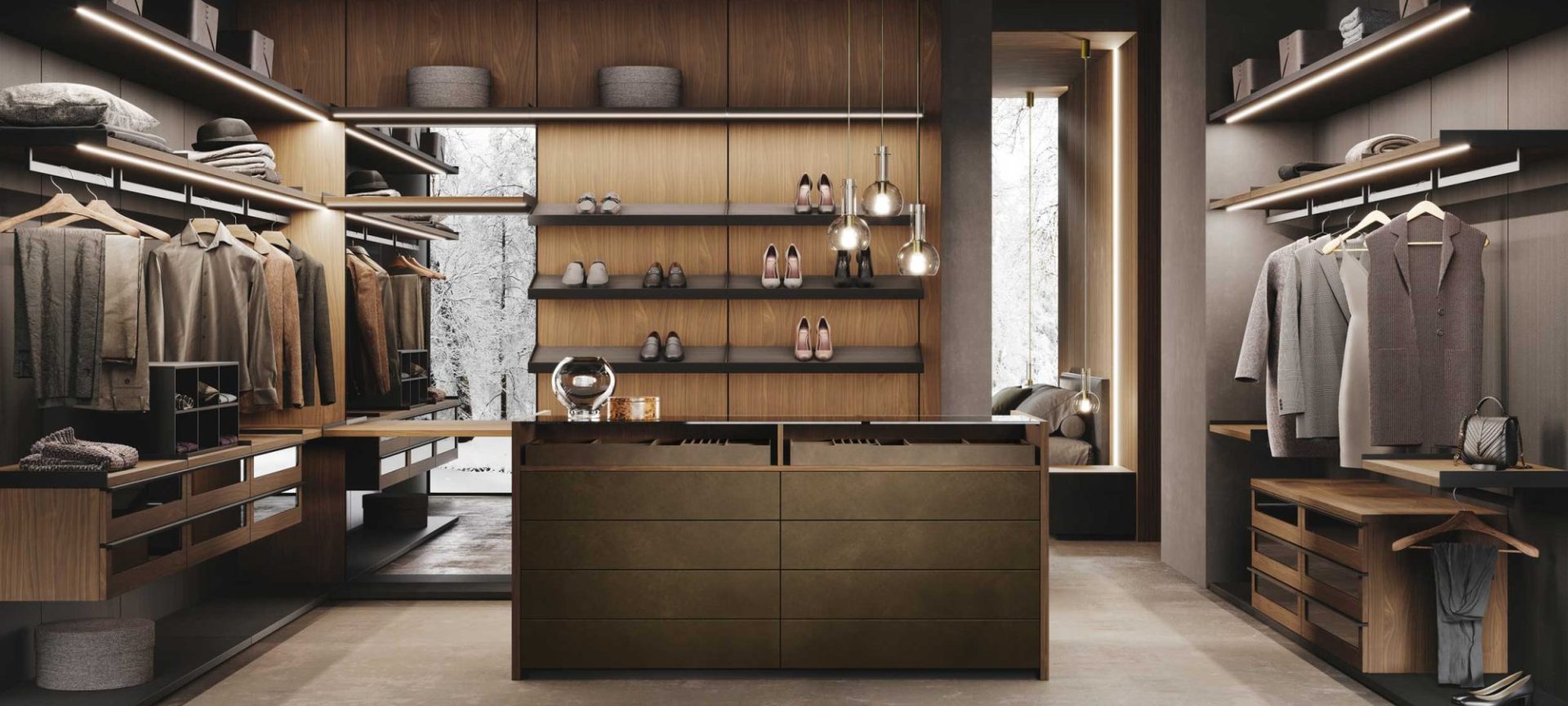 Walk-In Closets & Wardrobes San Diego | Modern Concept Interiors